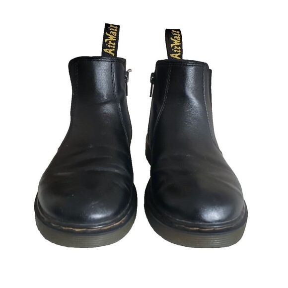 Dr. Martens Black Leather Chelsea Boot Pull On Boots Kids Size 3 2976J - Picture 5 of 11